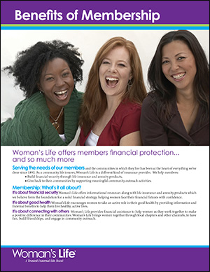 Woman's Life Member Benefits